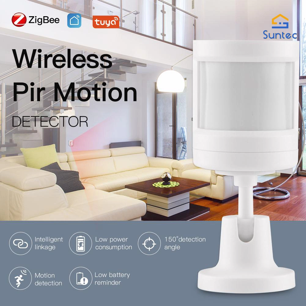 Zigbee Smart PIR Infrared Motion Sensor Wireless Remote for Home Security
