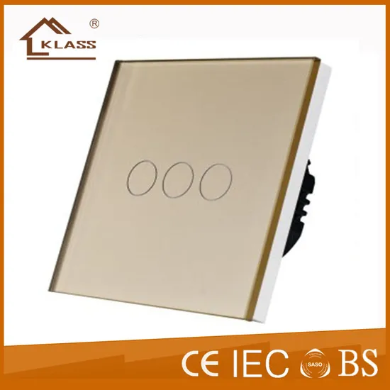 High Quality Hotel Lighting Control Glass Panel Touch Switch Factory 