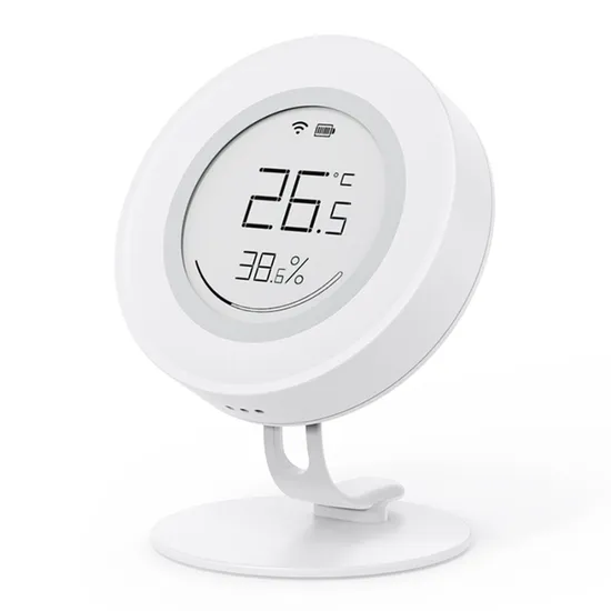 Zigbee Smart Temperature and Humidity Sensor with E