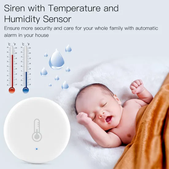 Tuya Zigbee Digital Temperature and Humidity Sensor for Smart Home