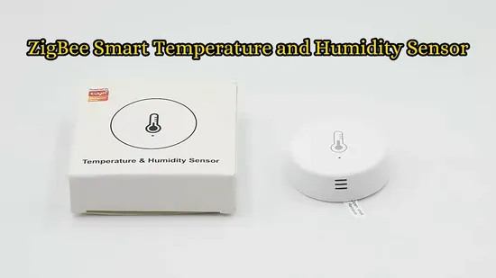 Tuya Zigbee Digital Temperature and Humidity Sensor for Smart Home