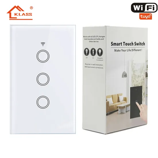 American Standard Touch Smart Wall Switch Contraled by WiFi Can Link in Amazon Alexa, Google Home Voice Control 