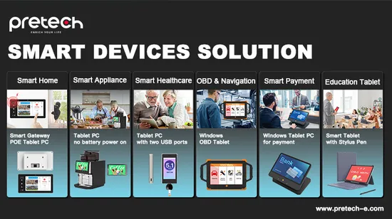 7 Inch 8 Inch 10 Inch Android Linux Zigbee 3.0 Z Wave Tuya Smart Home Automation NFC RFID Timer Temperature Sensor with Iot Technology Control Terminal Panel 