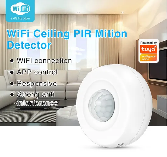 Tuya Smart Life WiFi PIR Motion Sensor Presence Infrared Detector Movement Detection 