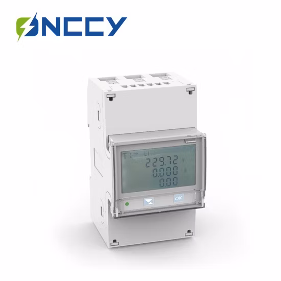 Smart Electric Three Phase Electricity 2p 4p Energy Meter for Solar System