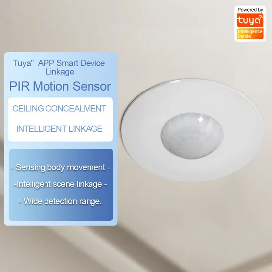 Tuodi Brand Top Quality 180 Degree Wall Mounted Detection Distance 15m IP44 Tuya WiFi Smart Infrared Motion Sensor 